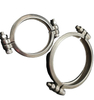 Stainless Steel 304 Heavy Duty Clamp Hot sale Casting Grooved Fitting Ferrules Sanitary Double Pin Clamp