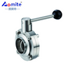Sanitary Manual Butterfly Valve Beer Brewing Equipment Stainless Steel 304/316L 1.5