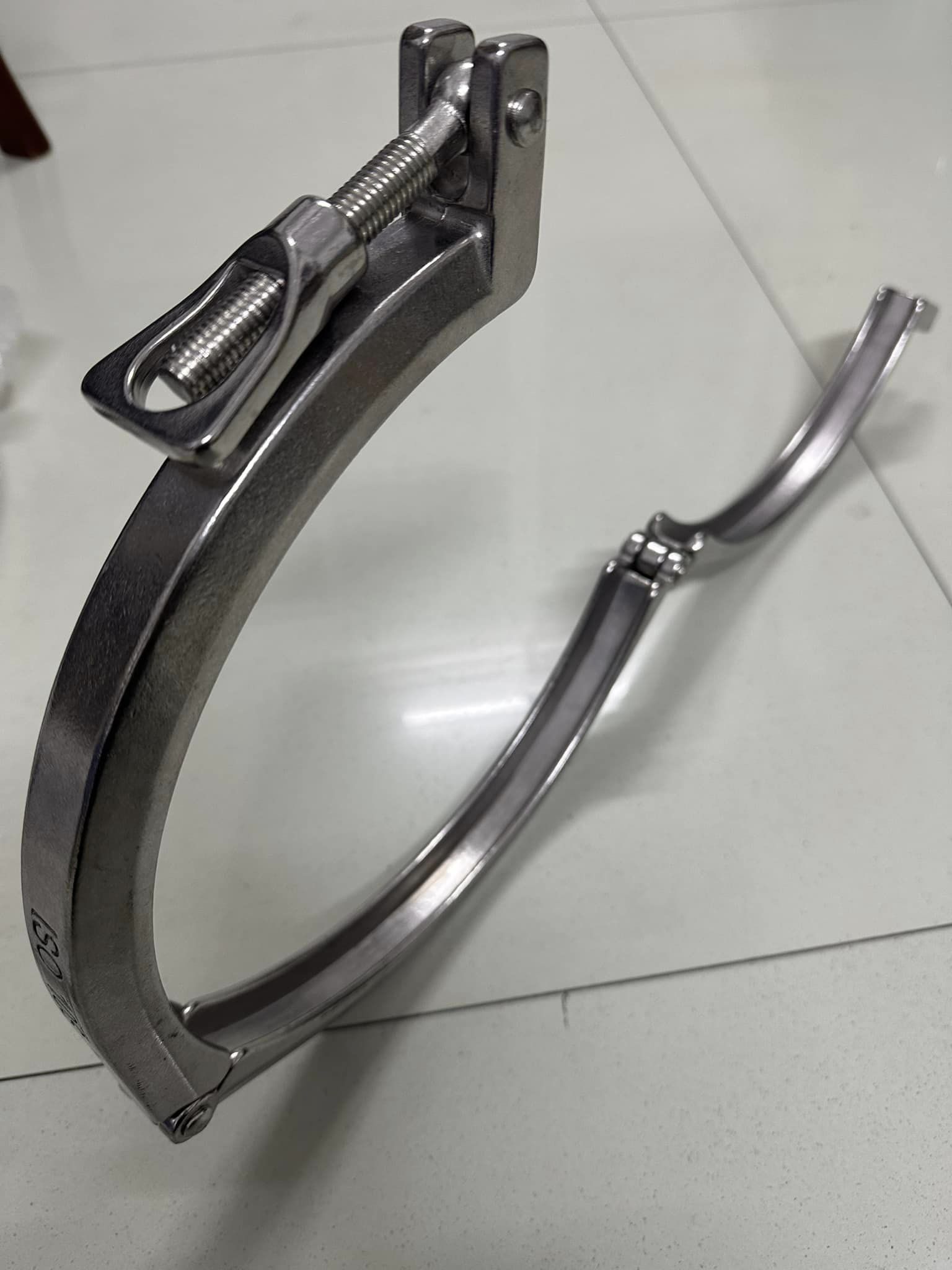 KF Three Segment Clamp 12 inch Heavy Duty Clamp Stainless Steel 304 Three Section Pipe Clamps