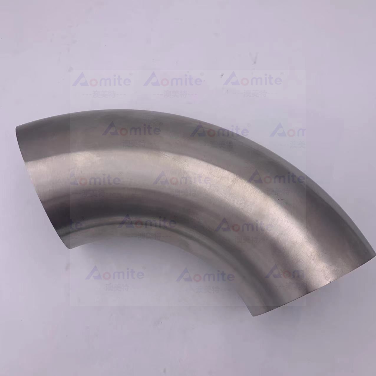 DN25 Inner and Outside Polished Treatment Pipe Fittings Stainless Steel 304 Welding Bend Food Grade Right Angle Elbow