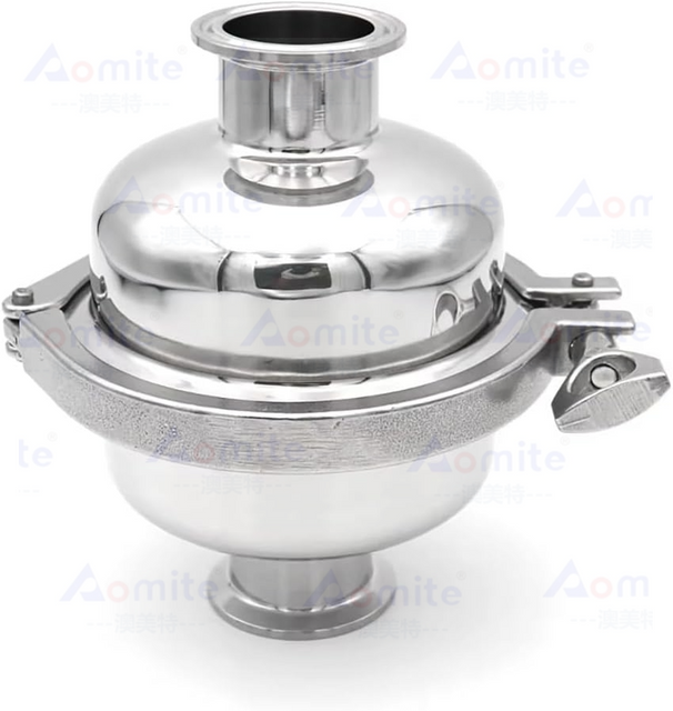 304 Stainless Steel Tri-Clamp Inline Strainer Filter – 1.5"/2"/3" Sanitary Spherical Valve for Homebrew & Beverage Processing (51mm/64mm OD, 400 Mesh)