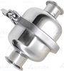 304 Stainless Steel Tri-Clamp Inline Strainer Filter – 1.5"/2"/3" Sanitary Spherical Valve for Homebrew & Beverage Processing (51mm/64mm OD, 400 Mesh)